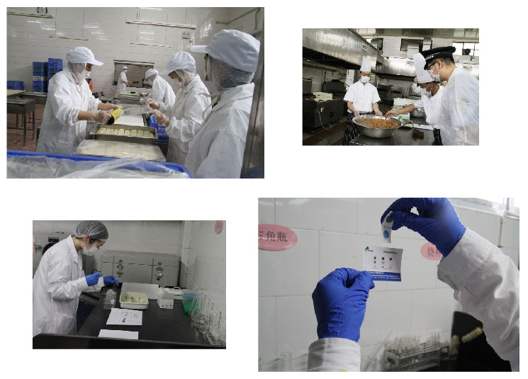 我公司作為北京市學生營養(yǎng)餐定點生產(chǎn)單位配合集中配餐單位專項檢查活動