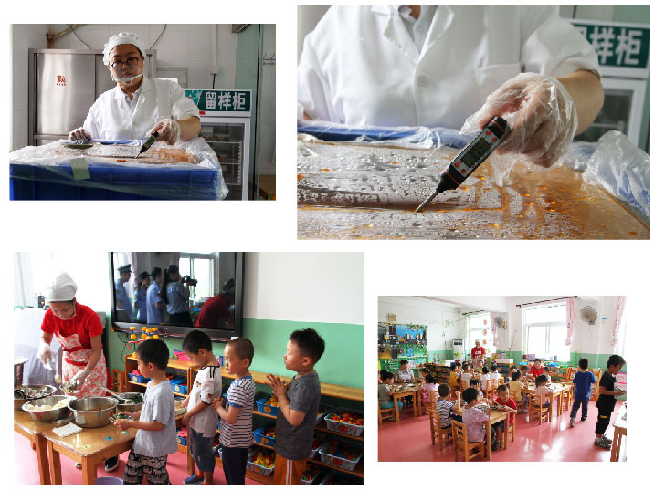 我公司作為北京市學生營養(yǎng)餐定點生產(chǎn)單位配合集中配餐單位專項檢查活動